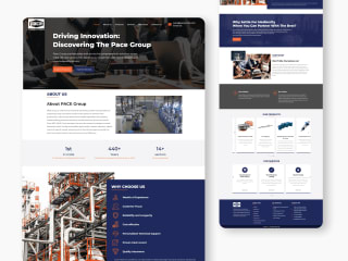 Manufacturing Business | Figma Design + Wordpress Website