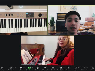 Online Piano or Guitar Lessons
