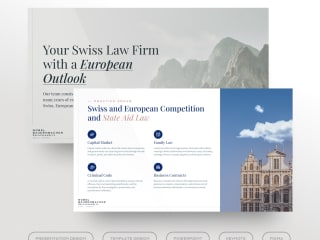 Presentation Design for Law Company