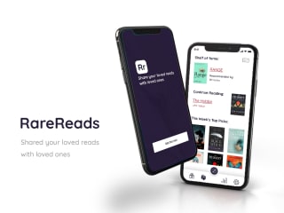 RareReads IOS Reading App UI/UX 