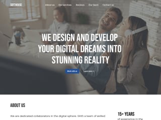 Landing Page for Software House
