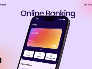 Mobile app design - Online banking
