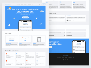 Landing Page redesign for CortadoMail