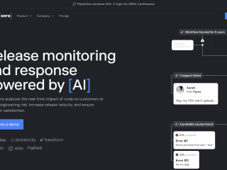 playerzero.ai – AI-powered release monitoring and response.