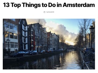 Top Things to Do in Amsterdam