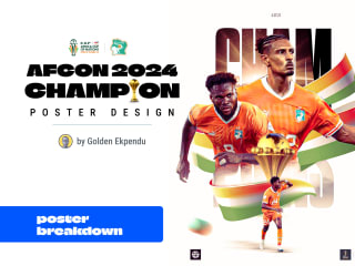 AFCON 2024 Champion | Poster Design :: Behance