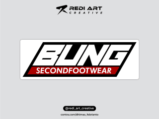Design Logo Bung Second Footwear