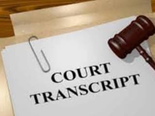 Precise Transcription of Legal Proceedings