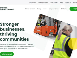 Sandwell Business Growth Website: Frontend Development