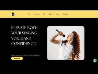 Vocal Gym Studio Website