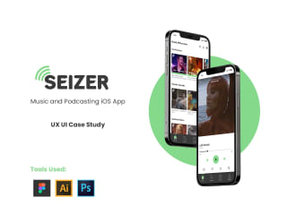 iOS Mobile App UX/UI Design SEIZER