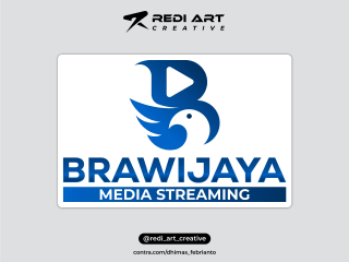 Design Logo Brawijaya Media Streaming