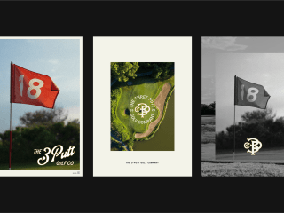 The Three Putt Golf Co - Logo project on Behance