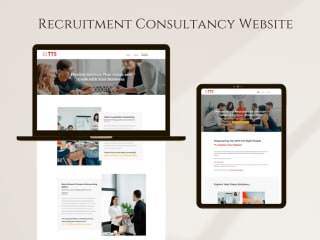 Wix Website I Redesigned For a Recruitment Consultancy