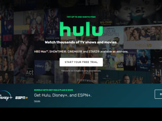 Hulu web on sale page
