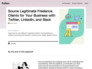 Pollen | Sourcing Legitimate Clients with Twitter and LinkedIn