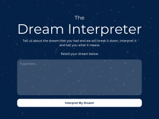 Dream Interpreter