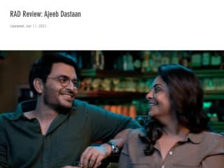 RAD Review: Ajeeb Dastaan