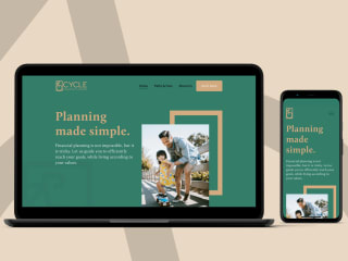 Cycle Financial Planning: Brand Identity and Web Design