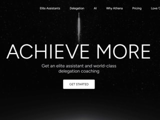 Athena's Website: Web Design and Webflow Development