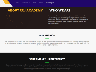 RRJ Academy - Website Copy - Education and Information Tech