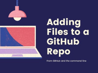 How to add files to your GitHub repo