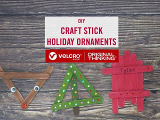 How to Make Christmas Ornaments Using Popsicle Sticks