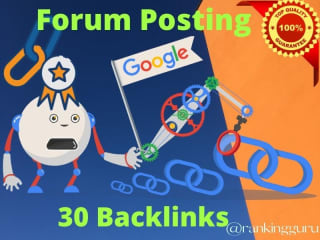 I will manually do 50 high quality forum posting Backlinks for …