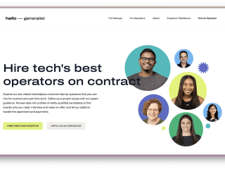 Hello Generalist job marketplace — Webflow Design & Build