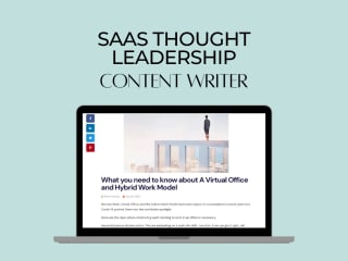 B2B SaaS Content Writing