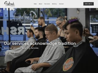 Barber Shop Website
