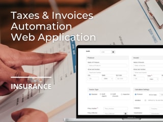Taxes & Invoices Automation Web App