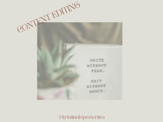 Content Editing ✍🏽