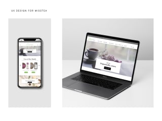 Ux / Ui Website Re-Design for MissTea E-Commerce