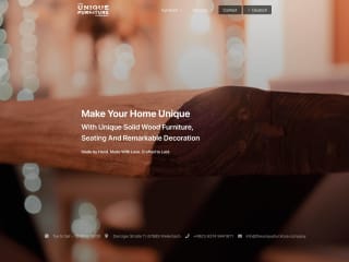 Furniture Store: Webdesign & Online Marketing Strategy