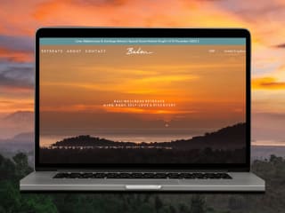 Website Design: Balm Retreats