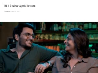 Film Review: Netflix's Ajeeb Dastaan🎬📝