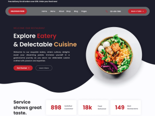 Creating A Beautiful High Converting Resturant Landing Page 