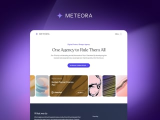 Meteora - Agency Website