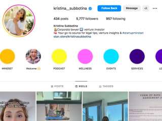 Kristina on Instagram