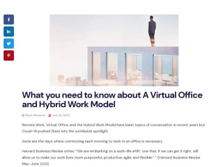 What you need to know about A Virtual Office and Hybrid Work Mo…