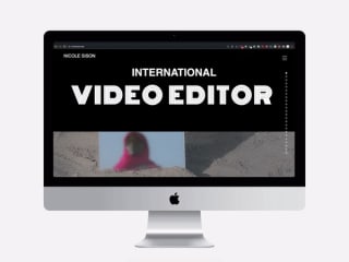 Video Editor Web Design