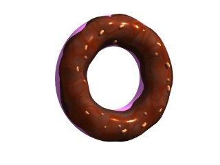 3D Interactive Donut in Spline