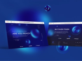 Faven - UI/UX and Front End Development for Crypto website