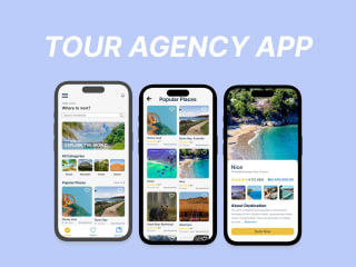 Tour Agency App Design 