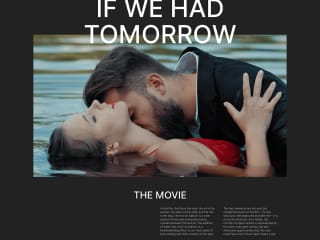 IF WE HAD TOMORROW | The movie — Web Design and Development