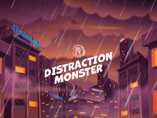 2D Animated Video - ZenFoci, Distraction Monster 