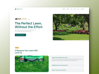 PerfectTurf - A Lawn Care Business Template