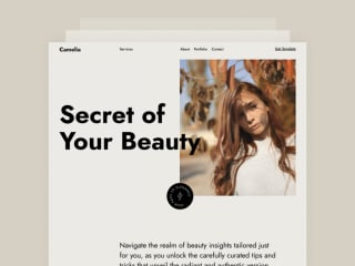 Camelia — Beauty Framer Template 