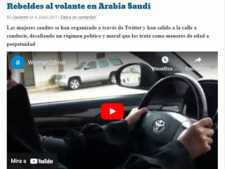 Rebeldes al volante en Arabia Saudí